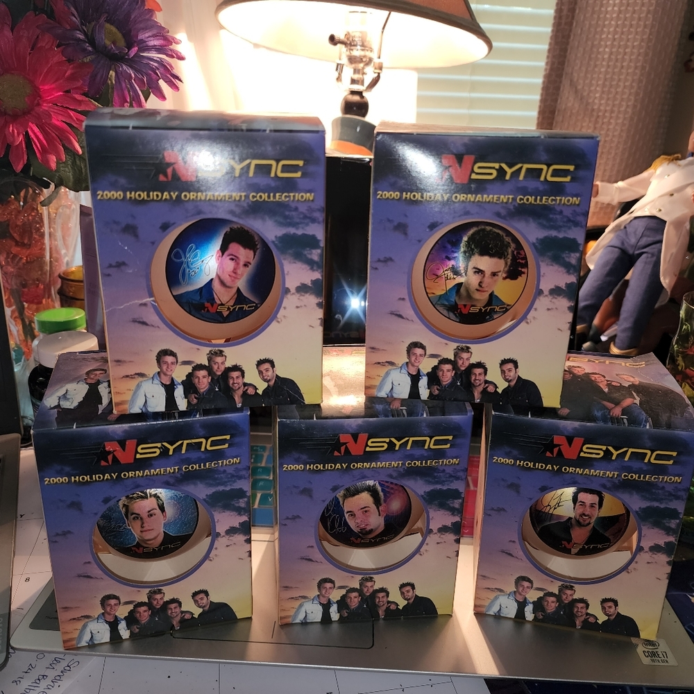 NSync 2000 Holiday Ornament Collection